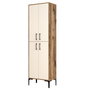 Hanah Home Berlin A Armario Multiusos Nogal y Crema